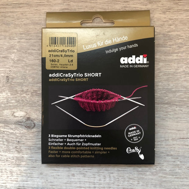 Addi Crazy Trio Short sokkaprjónar