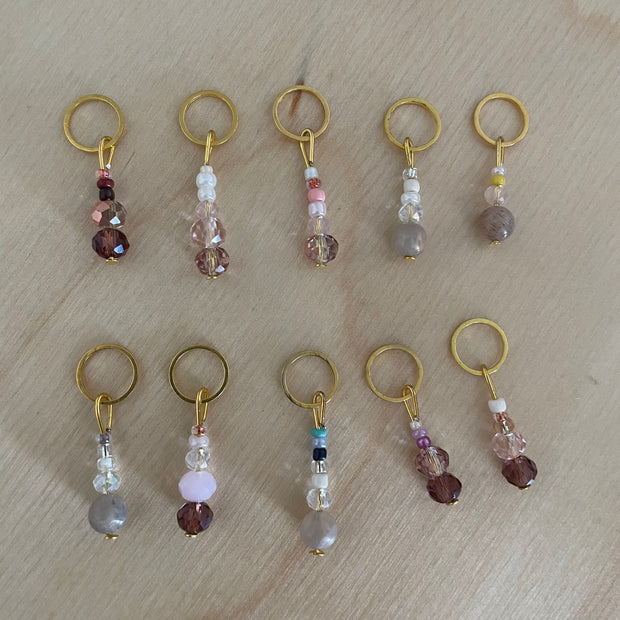 Prjónamerki Handgert Perlur